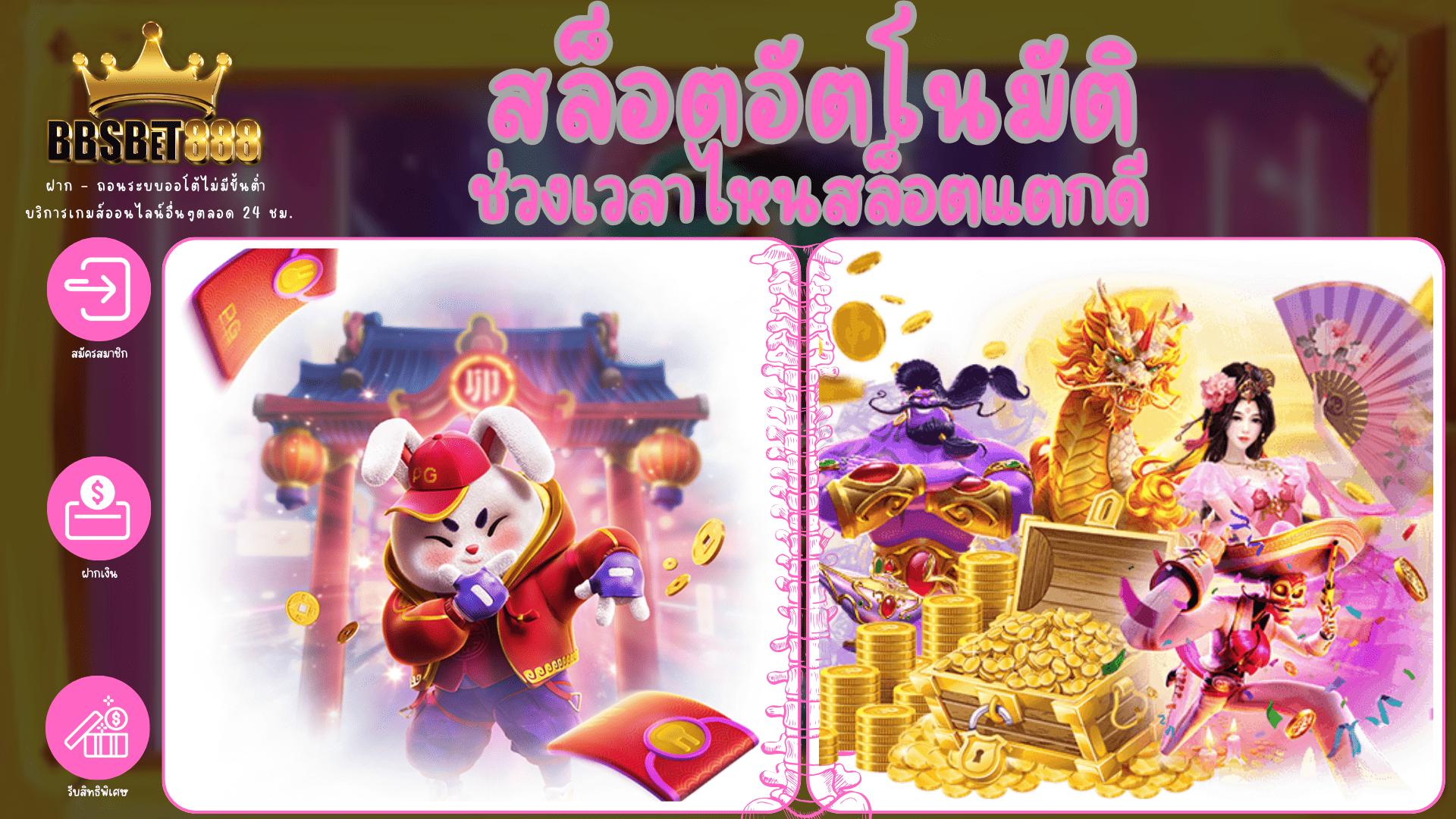 สล็อตอัตโนมัติ ช่วงเวลา